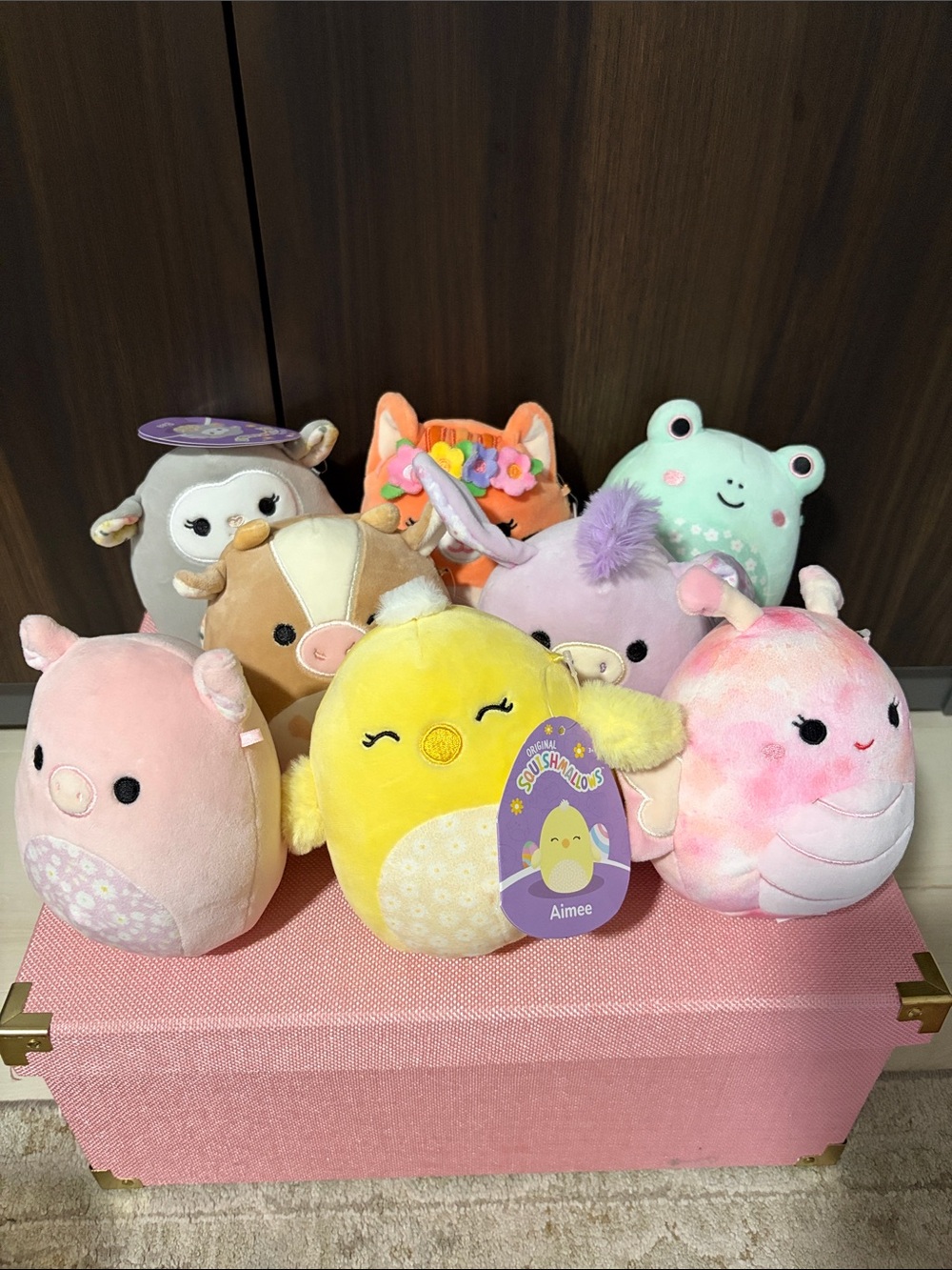 Squishmallows Pastel Plush Set - Yellow, Pink, Mint, Lavender, Orange